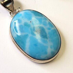 Larimar Pectolite Pendant